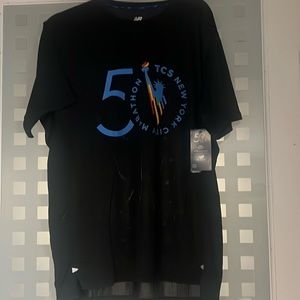 NYRR TCS 50th NYC Marathon New Balance ice-x athletic t-shirt XL